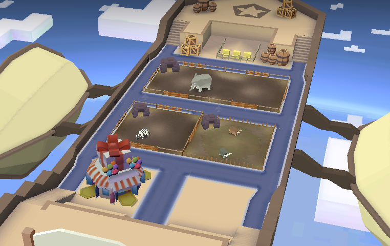 manage your sky zoo and unlock more animals to attract visitors